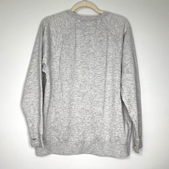 STATE OF MINE Gray California Sweatshirt with Thumbholes Sz L - Picture 6 of 8